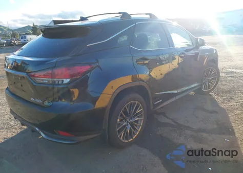 2020 Lexus Rx 450H F Sport Performance z USA, uszkodzony, nr VIN 2T2YGMDA9LC044416